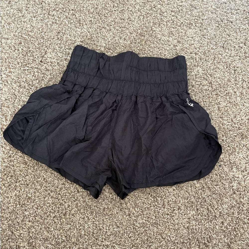 Free People Movement Womens Black The Way Home Shorts